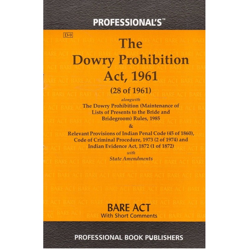dowry prohibition act 1961 essay